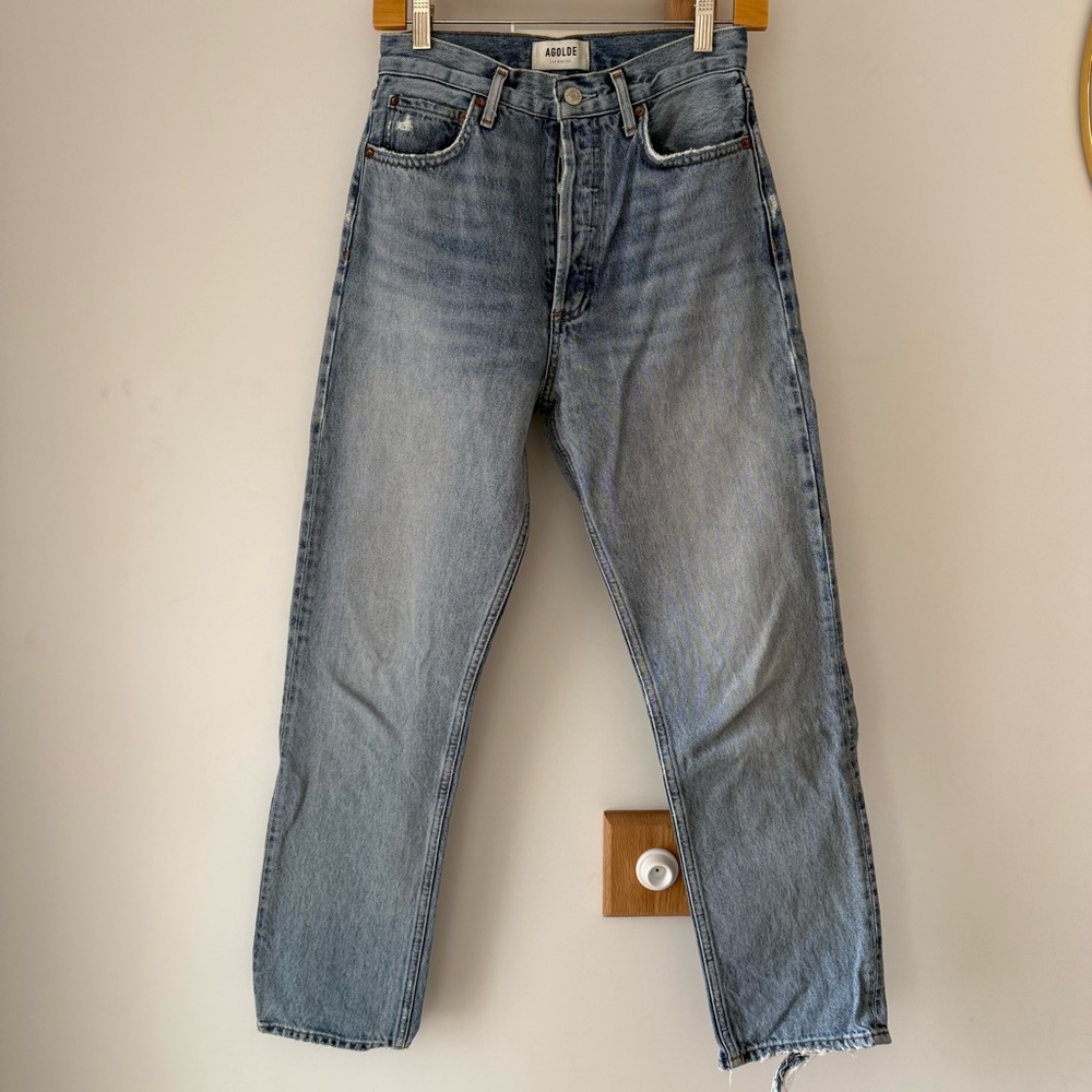 AGOLDE 90’s Pinch Light Blue Straight-Leg Jeans